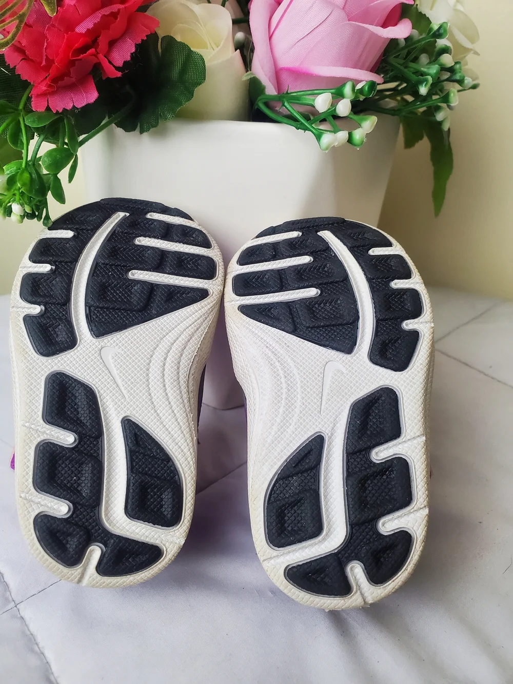 Nike Revolution 3 Kids Purple and Pink Sneakers Size 3C